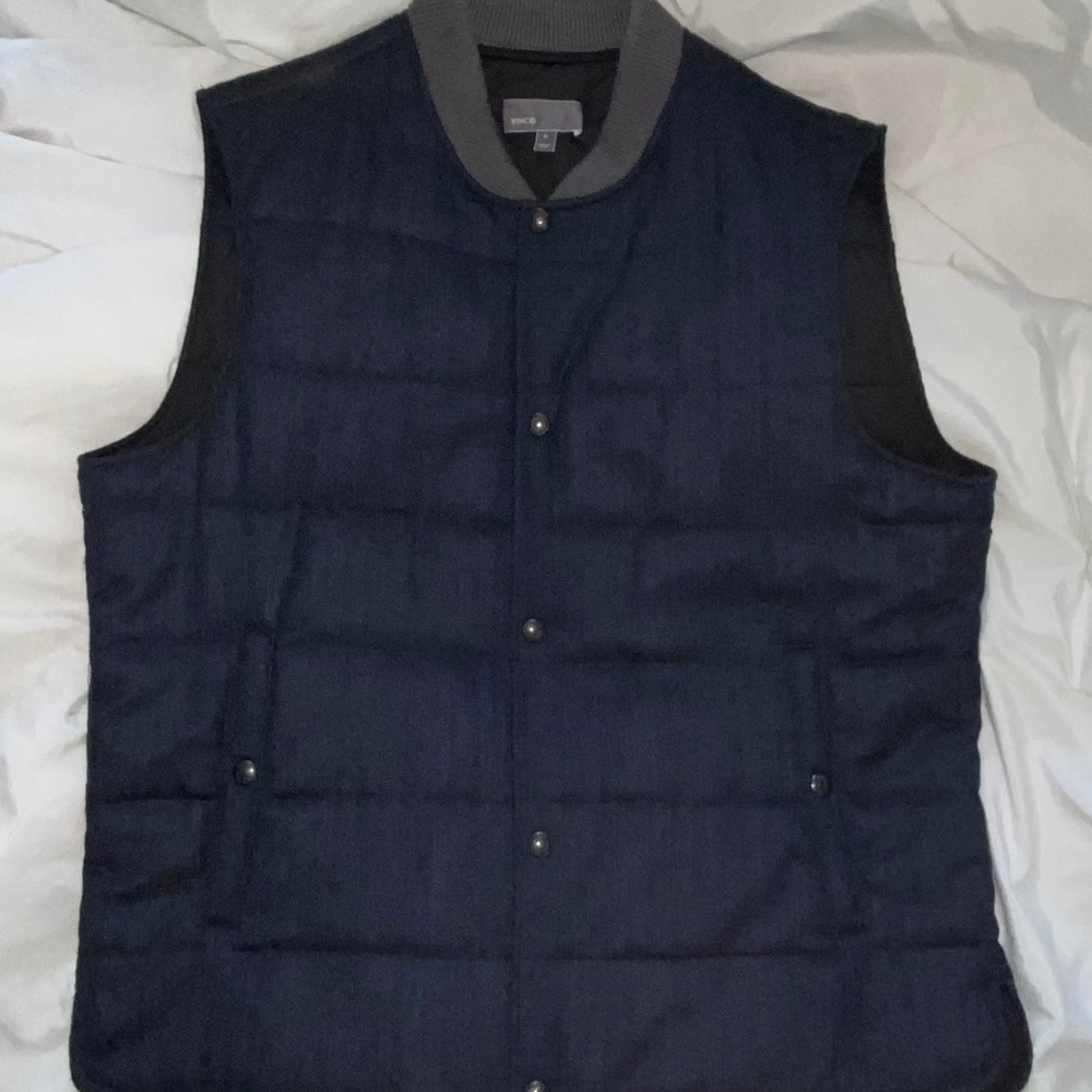 Men’s Vince Quilted Wool Vest